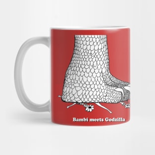 Bambi Meets Godzilla Mug